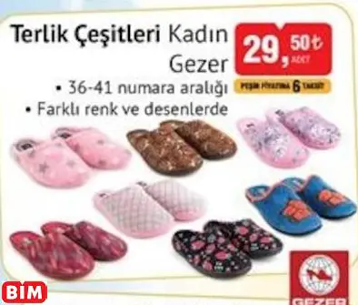 GEZER TERLİK ÇEŞİTLERİ KADIN GEZER TERLİK ÇEŞİTLERİ KADIN